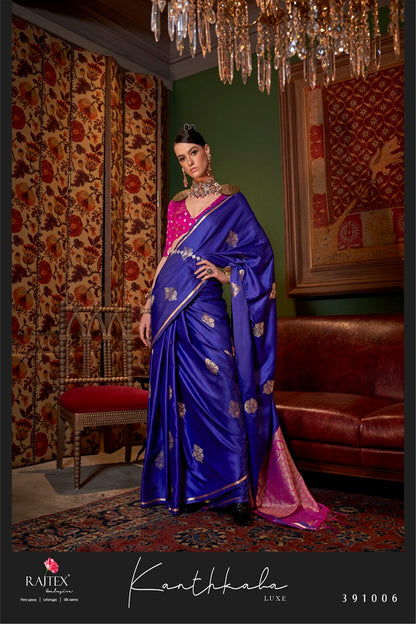 DESIGNER HANDLOOM WEAVING WEDDING SAREE